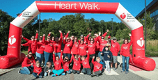 Heart Walkers posing in a large group at the walk