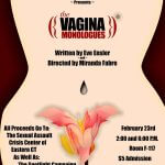 The Vagina Monologues with flower and where/when play is performed
