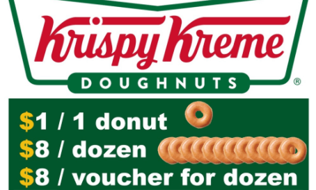 Veteran Org. regular Krispy Kreme fundraising event
