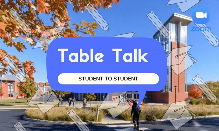 Image for table talk virtual discussion, topic: student to student