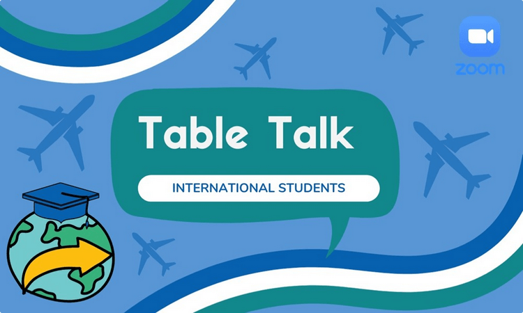 image for table talk, topic: international students