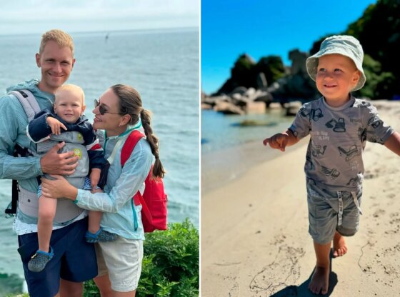 An image collage containing 2 images, Image 1 shows Russian toddler died after jellyfish sting, Image 2 shows Russian toddler died after jellyfish sting