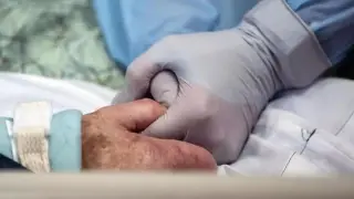 Archive image in a hospital.