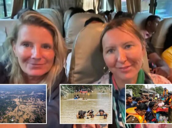 An image collage containing 4 images, Image 1 shows NINTCHDBPICT001042893279, Image 2 shows Aftermath of Cyclone Ditwah in Sri Lanka, Image 3 shows Rescue operations continue in flood-battered Sri Lanka, Image 4 shows INDONESIA-FLOOD