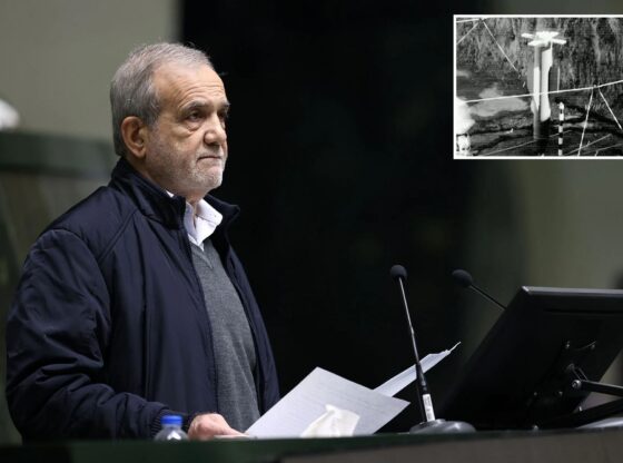 An image collage containing 2 images, Image 1 shows Plenary Session Of The Iranian Parliament: 28 December 2025, Tehran, Iran - 28 Dec 2025, Image 2 shows Black and white photo of a missile test