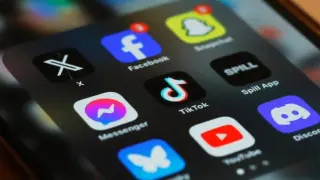 Social networks on a mobile device.