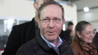 The president of Israel, Isaac Herzog.