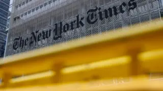 The offices of the New York Times newspaper in Manhattan, New York.