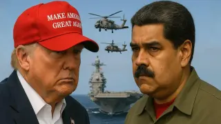 Donald Trump and Nicolás Maduro.