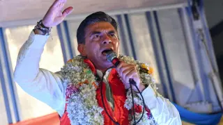 The new president of Bolivia, Rodrigo Paz.