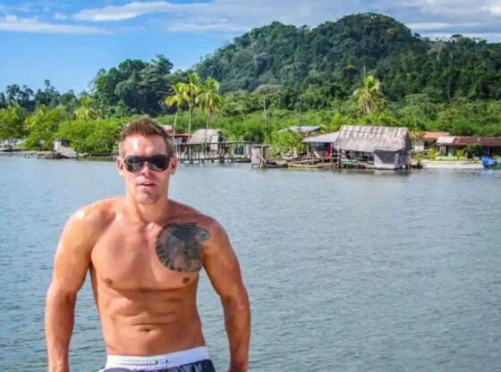 Jonas Falk, in a photograph from Operation Beach.