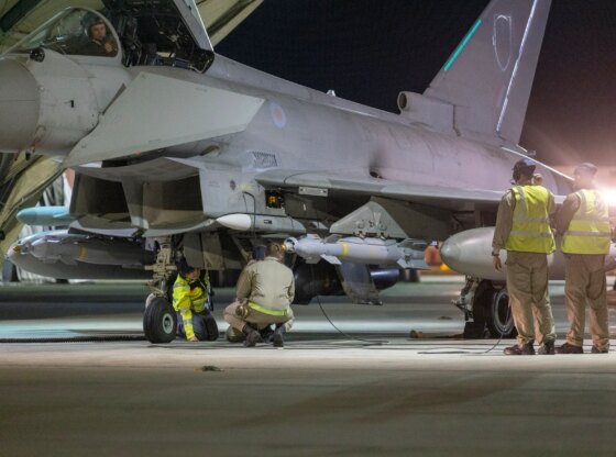 RAF Typhoon Take Offs