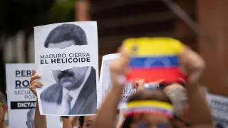File image of a protest against the Government of Nicolás Maduro in Venezuela.