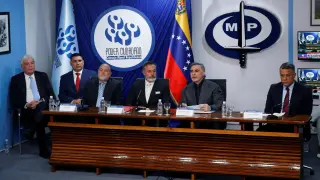 Venezuela's Attorney General Tarek William Saab addresses the media days after the United States launched an attack against the country, in Caracas, Venezuela, on January 6, 2026.