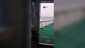 US forces attempt to board Russian oil tanker (EXCLUSIVE PHOTOS)