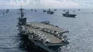 Deployment of nuclear aircraft carrier USS Abraham Lincoln.