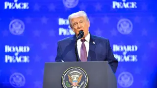 Donald Trump and Davos