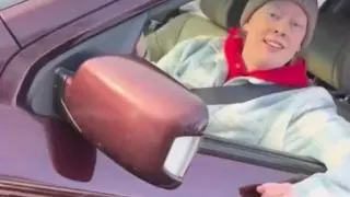 Capture of the video where Reene Nicole is in her vehicle minutes before being murdered.